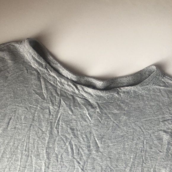 Splendid Sweatshirt Sweater Mini Dress Size Medium Heather Gray - Picture 3 of 11